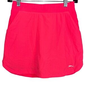 Slazenger Golf Skort Womens XS Neon Pink Athletic Tennis Skirt Pockets Active